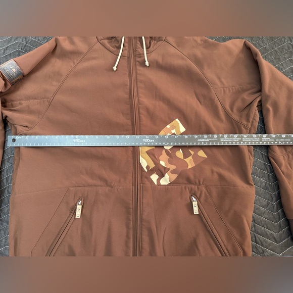 DC Shoes Y2K Exotex 10,000 Men’s Large Snowboard Ski Jacket Hooded Brown - Picture 8 of 11